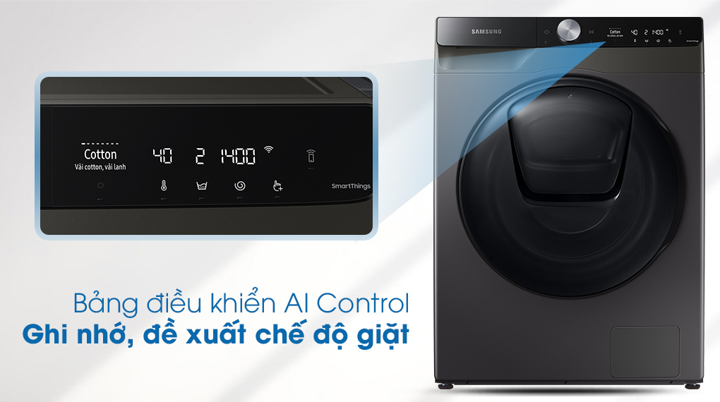 Máy giặt sấy Samsung Addwash Inverter 9.5kg WD95T754DBX/SV