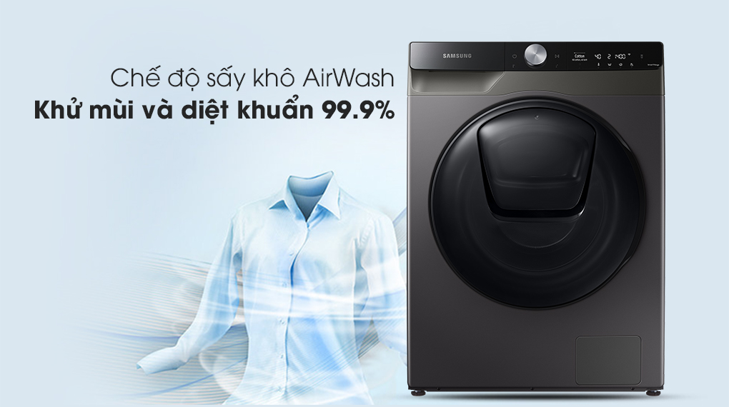 Máy giặt sấy Samsung Addwash Inverter 9.5kg WD95T754DBX/SV