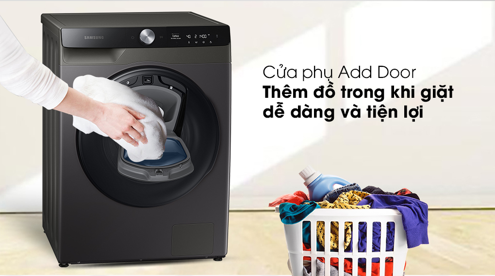 Máy giặt sấy Samsung Addwash Inverter 9.5kg WD95T754DBX/SV