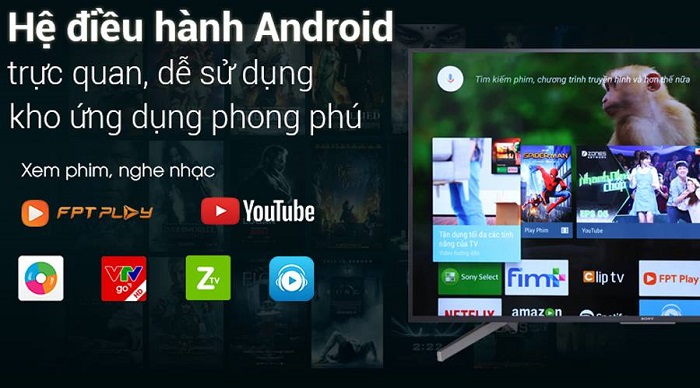 Smart Tivi Sony 4K 55 inch KD-55X80J