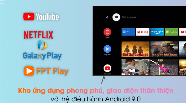 Android Tivi Sony 4K 55 inch KD-55X9000H/S