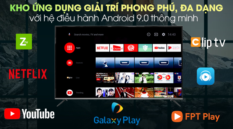 Android Tivi TCL 4K 65 inch L65P8