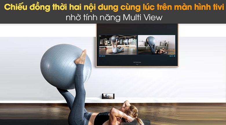 Smart Tivi Khung Tranh The Frame QLED Samsung 4K 55 inch QA55LS03A