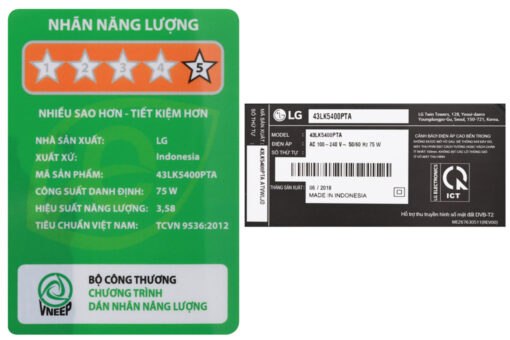 Smart Tivi LG 43 inch 43LK5400PTA