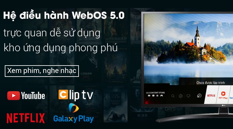 SMART TIVI LG 4K 49 INCH 49UN7400PTA