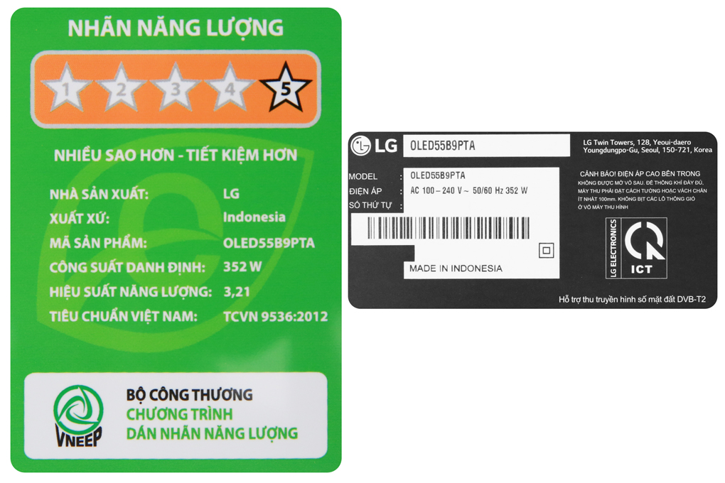 Smart Tivi OLED LG 4K 55 inch 55B9PTA