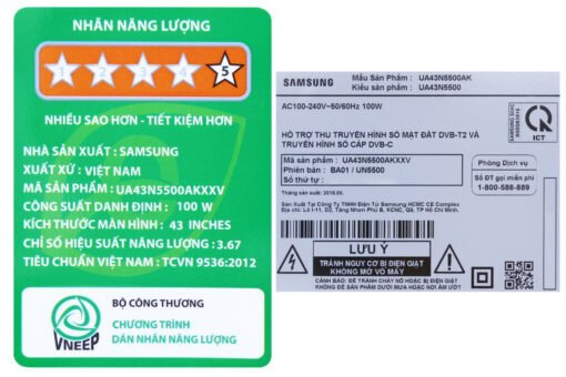 Smart Tivi Samsung 43 inch UA43N5500