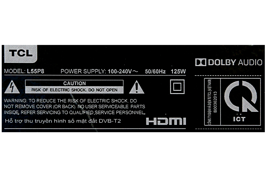 Tivi TCL 4K 55 inch Android L55P8