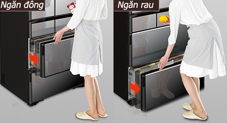Tủ lạnh Hitachi R-WX74K-X 735L