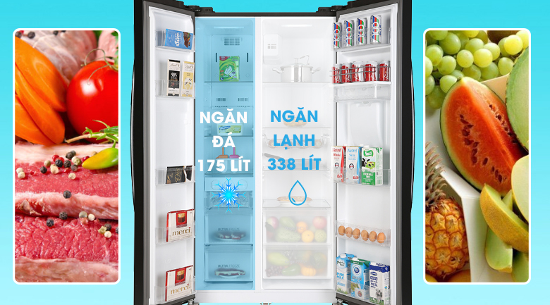 Tủ lạnh Toshiba Inverter 513 lít GR-RS682WE-PMV(06)-MG