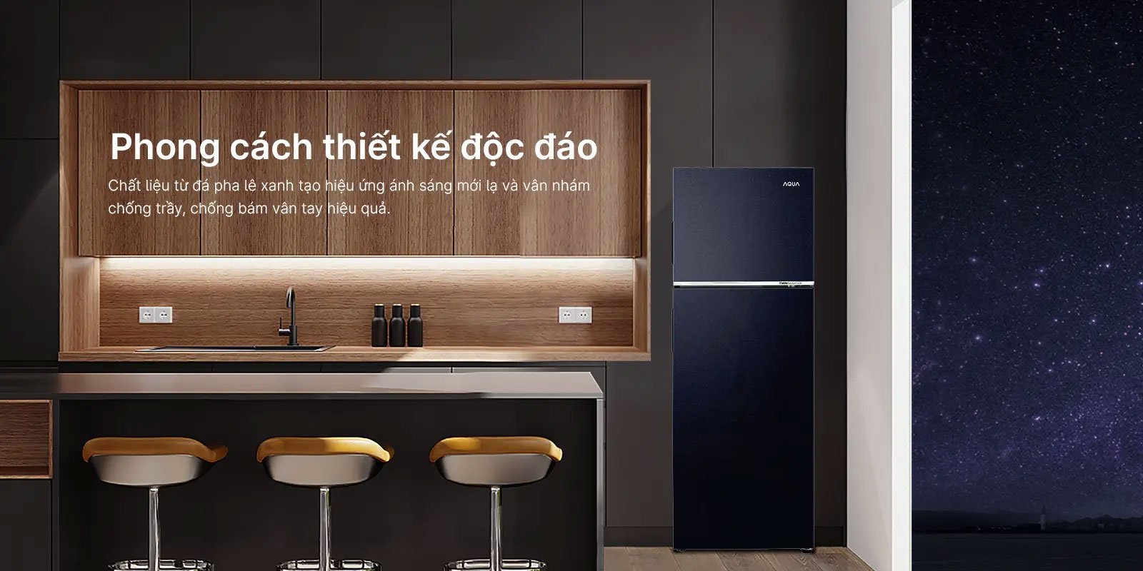 Tủ lạnh Aqua ngăn đông trên AQR-T278FA(SC)