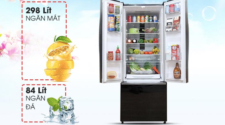 TỦ LẠNH HITACHI INVERTER 405L R-FWB475PGV2 (GS)