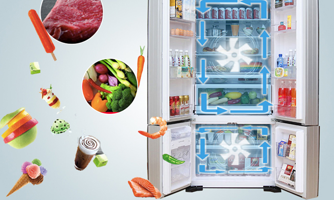 Tủ Lạnh Hitachi Inverter 587 Lít R-WB780PGV6X (XGR) 4 Cánh