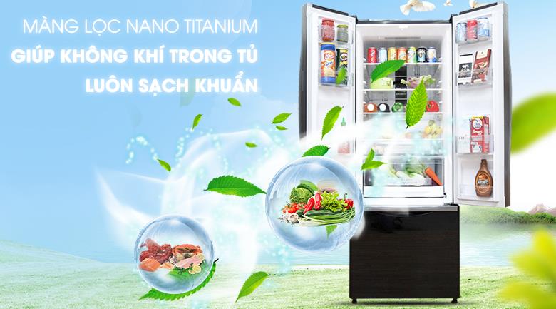TỦ LẠNH HITACHI INVERTER 405L R-FWB475PGV2 (GS)
