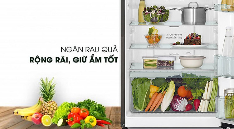 Tủ lạnh Hitachi Inverter 339 lít R-FVX450PGV9(GBK)