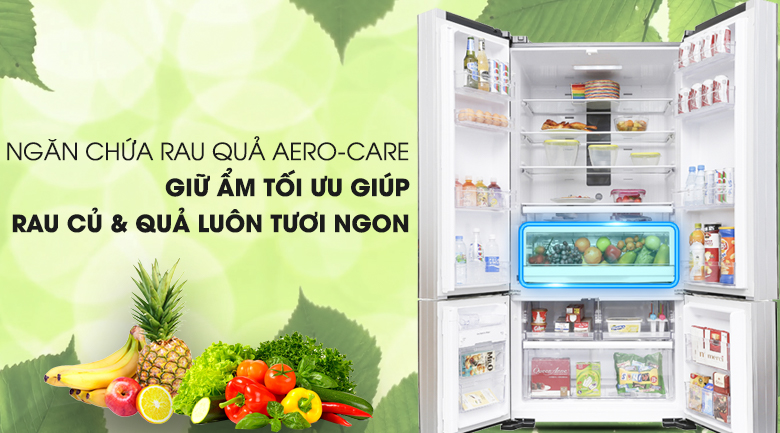 Tủ lạnh Hitachi Inverter 640 lít R-WB800PGV5 GBK