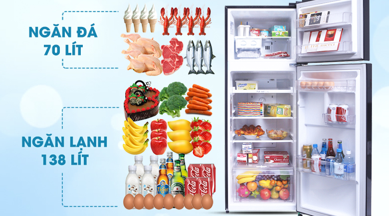 Tủ lạnh LG Inverter 208 lít GN-L208PN