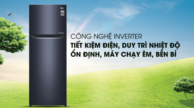 Tủ lạnh LG Inverter 208 lít GN-L208PN