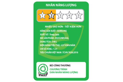 Tủ lạnh Samsung Inverter 538 lít RS552NRUASL/SV