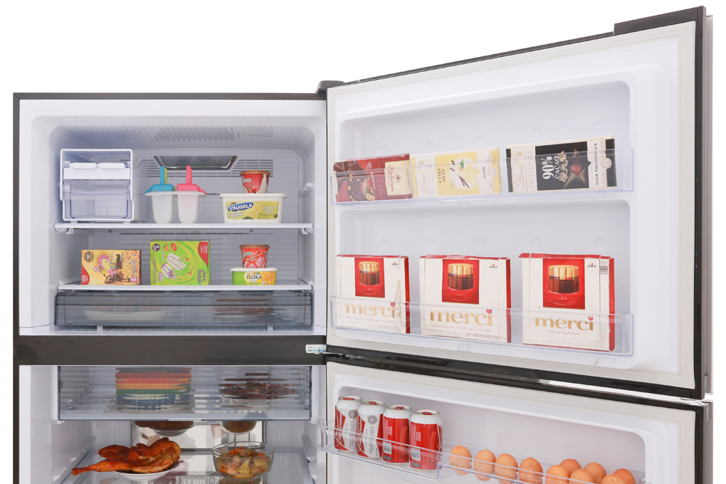 Tủ lạnh Sharp Inverter 556 lít SJ-XP595PG-BK