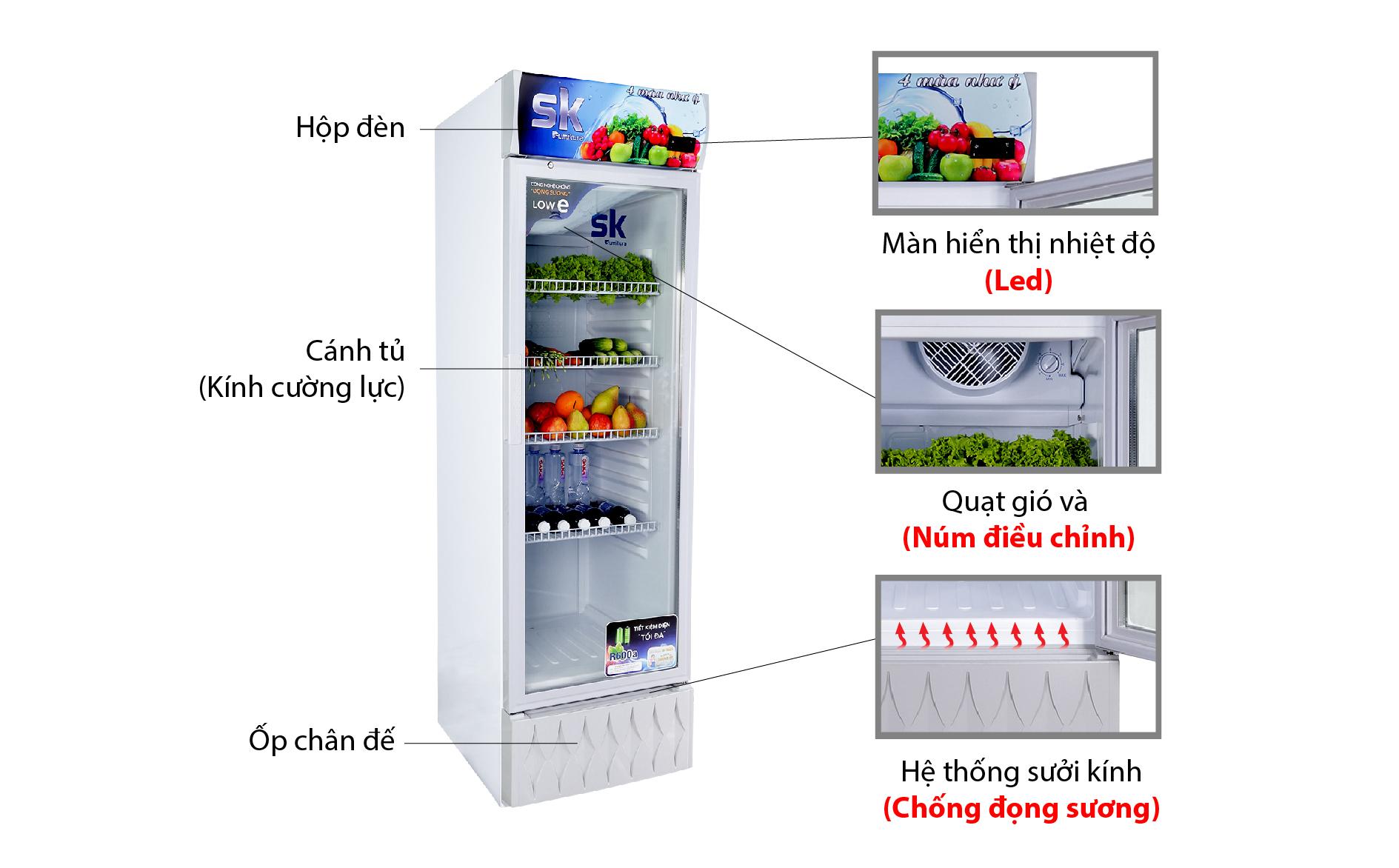Tủ mát Sumikura SKSC-300I Inverter