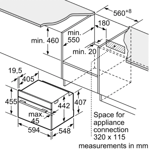 Lò nướng kèm vi sóng Bosch CMG7241B1 serie 8