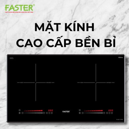 Bếp từ 2 vùng nấu Inverter Faster FS 986I