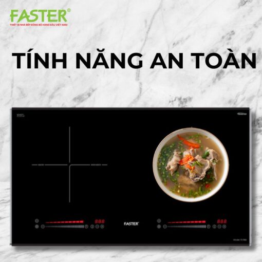Bếp từ 2 vùng nấu Inverter Faster FS 986I