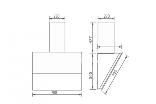 Máy Hút Mùi Canzy 70cm CZ-2870GH