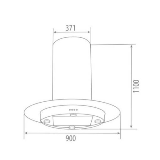 Máy hút mùi độc lập 90cm Canzy CZ-350C