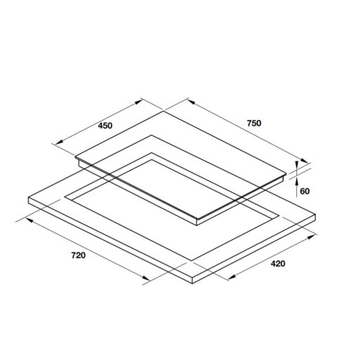 Bếp từ 2 vùng nấu Hafele HC-I752B 536.61.787
