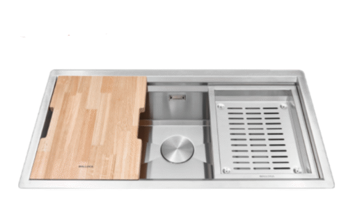 Chậu rửa 1 hố Inox 78cm Malloca Slide MS 781