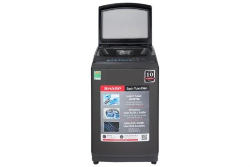 Máy giặt cửa trên Sharp 11 Kg ES-TM110CD-DS lồng đứng