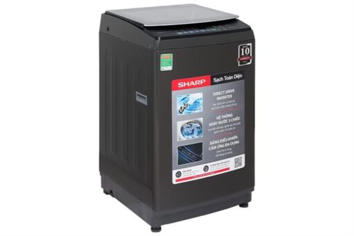 Máy giặt cửa trên Sharp 11 Kg ES-TM110CD-DS lồng đứng