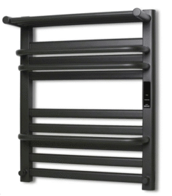 Giá sấy khăn treo tường Inox Kottmann K5 đen cảm ứng max nhiệt 70 độ IPx4 345W