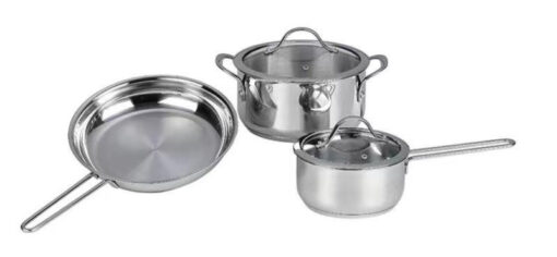 Bộ nồi cao cấp 3 món inox 304 Kaff KF-ST05304