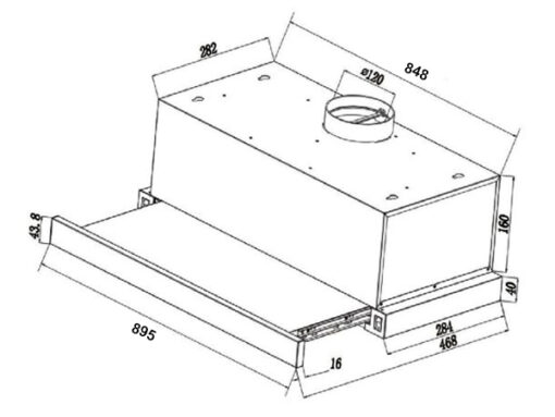 Máy hút mùi Kaff KF-TL900 90cm
