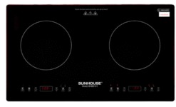 Bếp 2 vùng nấu điện từ Sunhouse SHB9101S 3600W