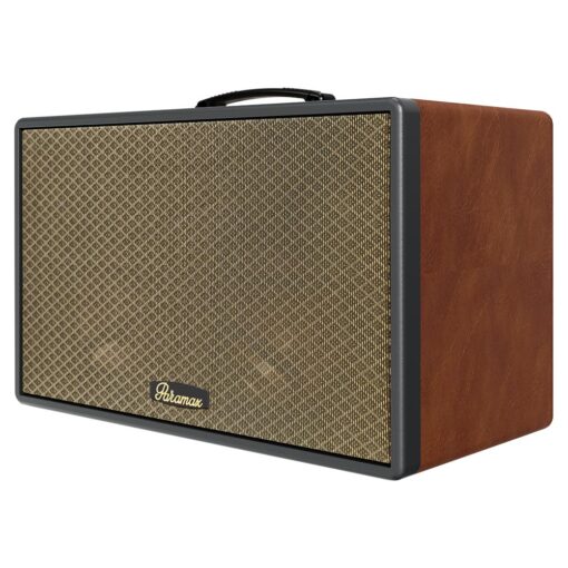 Loa xách tay Paramax Saga Brown bass 20cm 300W 16kg kèm 2 micro