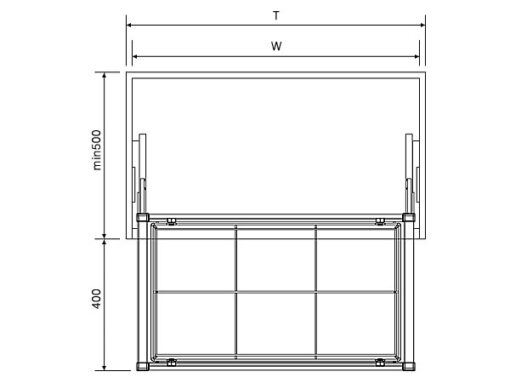 Giỏ để đồ gấp Eurogold EUA2190B 86.4 cm