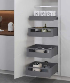 Tủ đồ khô hợp kim nhôm 4 tầng Eurogold EUM23490G 90cm 120kg