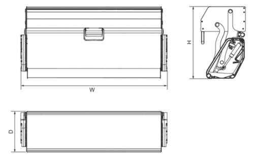 Giá nâng hạ Eurogold nhôm cao cấp EUM9080 76.4cm 10kg
