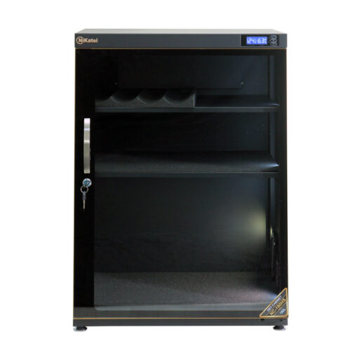 Tủ chống ẩm Nikatei NC-180HS viền nhôm mạ vàng 180 lít