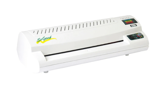Máy ép plastic chống kẹt DSB So-Good 330S A4 250mm/phút