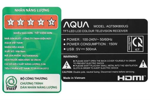 Android Tivi Aqua 4K 50 inch AQT50K800UG