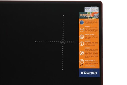 Bếp từ 2 vùng nấu lắp âm 7400W Kocher DI-806GE02
