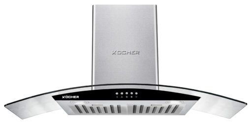 Máy hút mùi áp tường màu bạc 90cm Kocher K-8872I