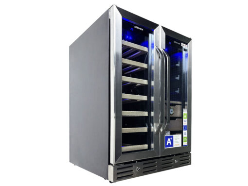 Tủ bảo quản rượu 38 chai 120 lít Side By Side 3 trong 1 KCWEU-3338