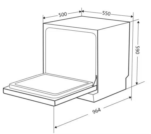 Máy rửa bát 10 bộ Kocher KDEU-X10