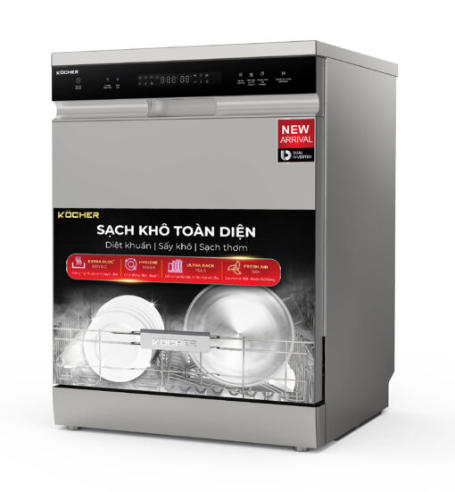 Máy rửa bát 17 bộ Kocher KDEU-X15S